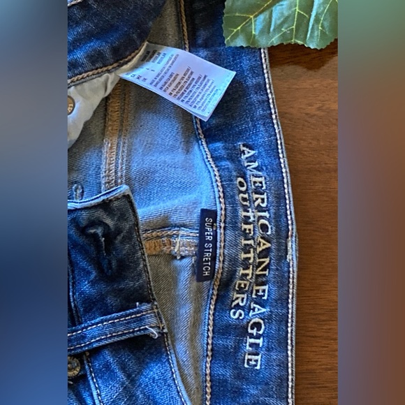 Women’s Blue Super Stretch Skinny Jeans Size 4 Regular - Picture 3 of 3